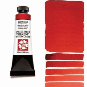 Daniel Smith Extra fine watercolors 15 ml tube - Deep Scarlet