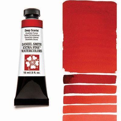 Daniel Smith Extra fine watercolors 15 ml tube - Deep Scarlet