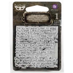 Secret Notes - Finnabair Clear Stamp by Prima