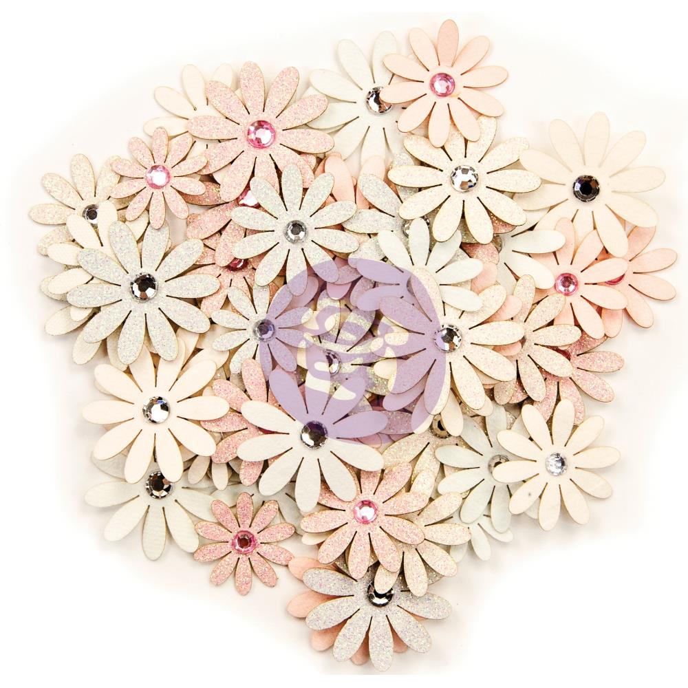 Prima Marketing Mulberry Paper Flowers - Poetic Rose 60/Pkg