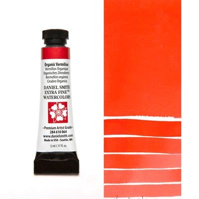 Daniel Smith Extra fine watercolors 5 ml tube - Organic Vermilion