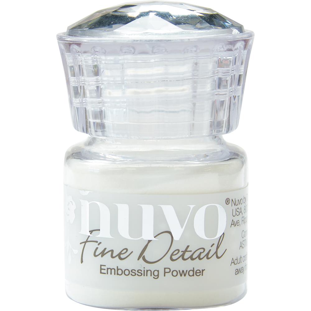 Nuvo Embossing Powder Fine Detail .68oz - Crystal Clear