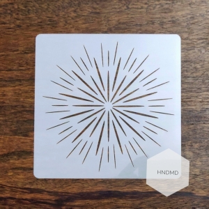 Mandala 5by5 inch stencils (Design 45)