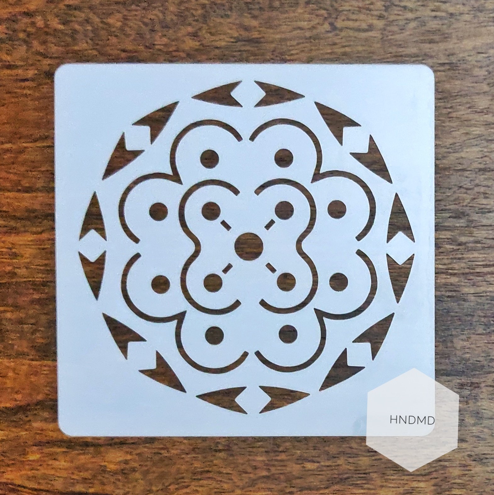 Mandala 5by5 inch stencils (Design 47)
