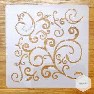 Mandala 5by5 inch stencils (Design 61)