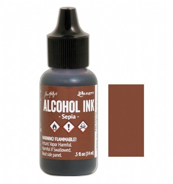Tim Holtz Alcohol Ink .5oz - Sepia