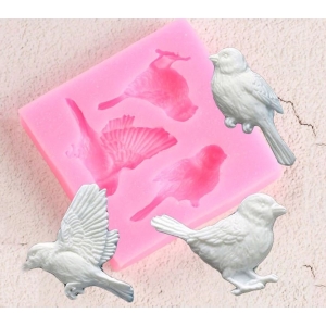 Birds Silicone Clay Mould (CAMOLD381)