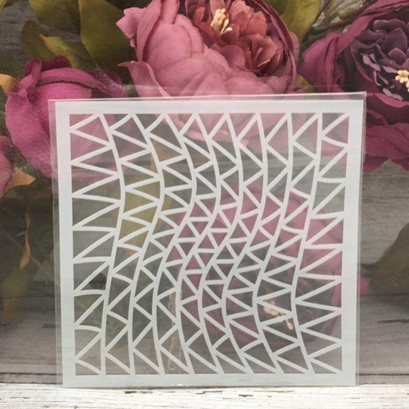 5by5 inch stencils - Banner Background