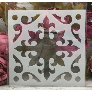 8by8 inch stencil - Design 12