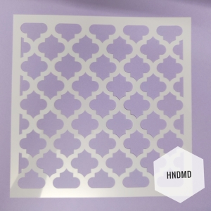 8by8 inch stencil - Design 18