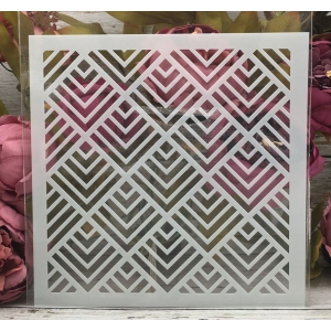 8by8 inch stencil - Design 6