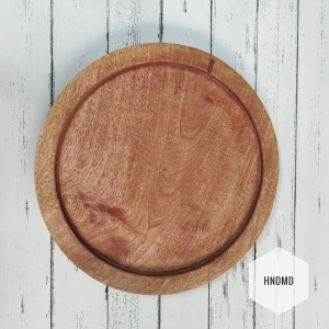 Circle Wooden Tray for Decoupage