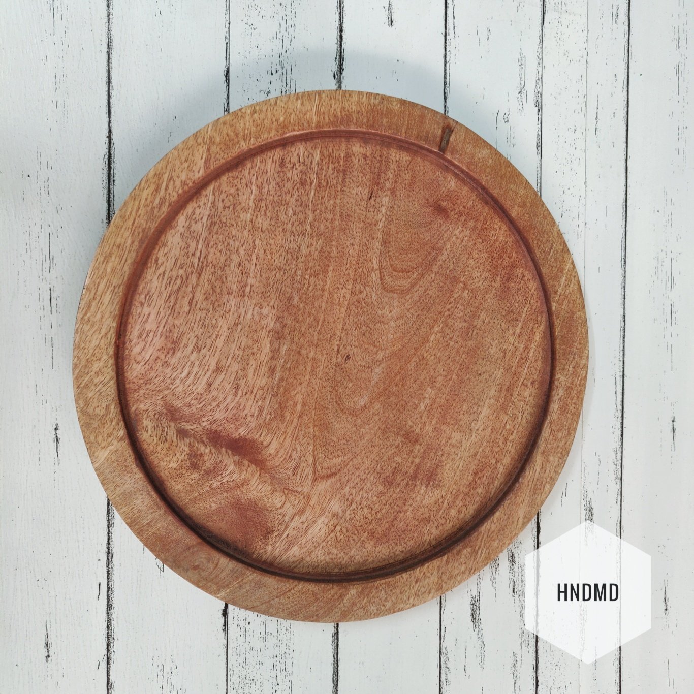 Circle Wooden Tray for Decoupage