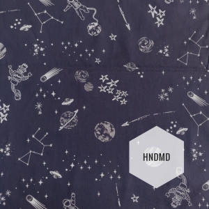 Printed Fabric - Space Scene