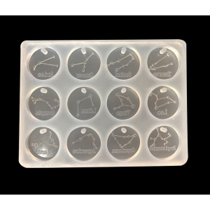 Constellations or Sunsigns Pendant Silicone Jewellery Mould