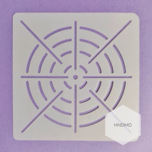 Mandala 5by5 inch stencils (Design 76)