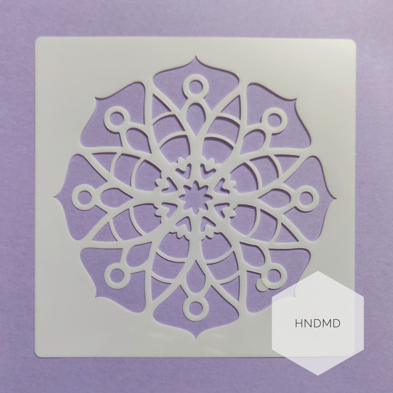 Mandala 5by5 inch stencils (Design 80)