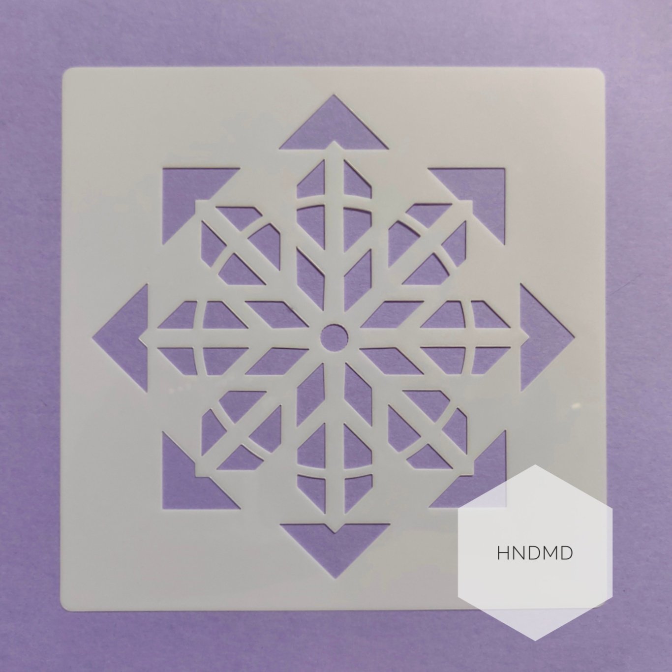 Mandala 5by5 inch stencils (Design 83)