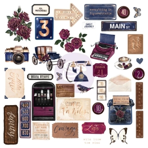 Prima Darcelle Cardstock Ephemera 39/Pkg