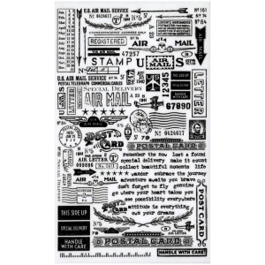 Tim Holtz Idea-Ology Remnant Rubs Rub-Ons - Special Delivery