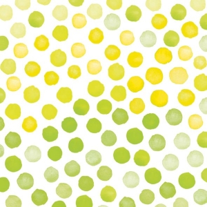 German Decoupage Napkins (5 pcs) - Fantasy Green / Yellow
