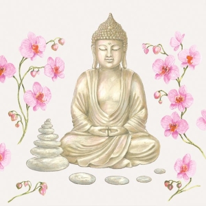 German Decoupage Napkins (5 pcs) - Buddha