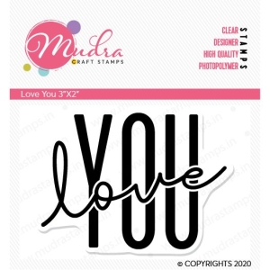Mudra Craft Stamps - Love You