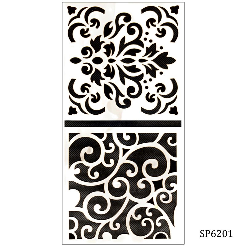 6by6 inch stencil (Set of 2) - SP6201