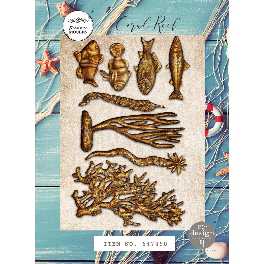 Prima Marketing Re-Design Mould 5" X 8" - Coral Reef