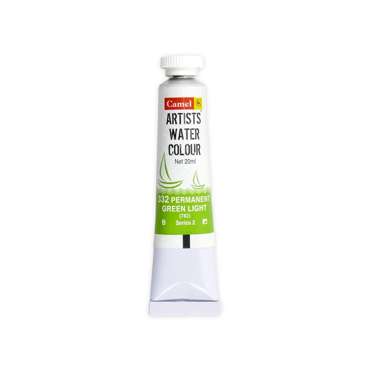 Camel Artist Watercolour Tubes (20 ml) - Series 2 - Permanent Green Light (332)