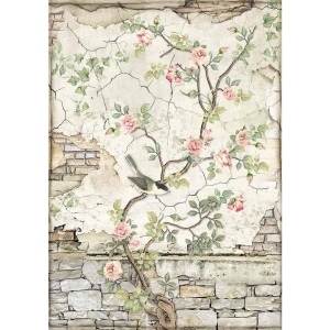 Stamperia Rice Paper A4 - Little Bird on Branch