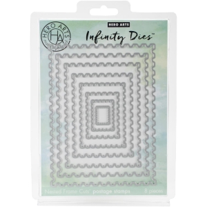 Hero Arts Infinity Dies - Nesting Postage Stamps