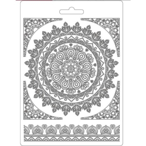 Stamperia Soft Maxi Mould A5 - Round Lace Princess