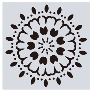 Mandala 8by8 inch stencils (Design 13)