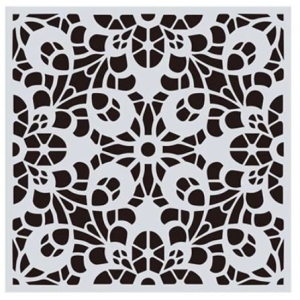 Mandala 8by8 inch stencils (Design 3)