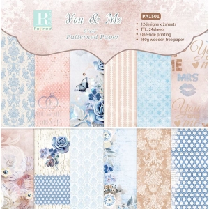 You and Me (Pack of 24 sheets) - 6 by 6 inch