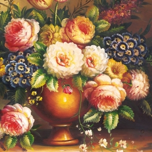 German Decoupage Napkins (5 pcs) - Classic Bouquet