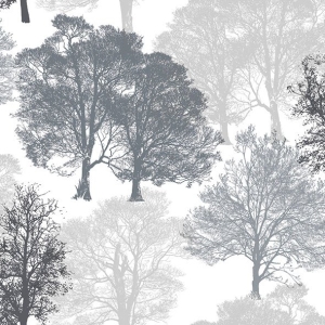 German Decoupage Napkins (5 pcs) - Skeleton Trees Grey