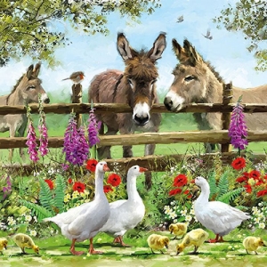 German Decoupage Napkins (5 pcs) - Meeting Point