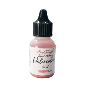 CrafTangles Liquid Shimmer Watercolor (15 ml) - Coral