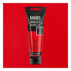 Liquitex Basics Acrylic Paint - Pyrrole Red (118ML)