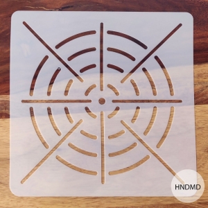 8by8 inch stencil - Design 31