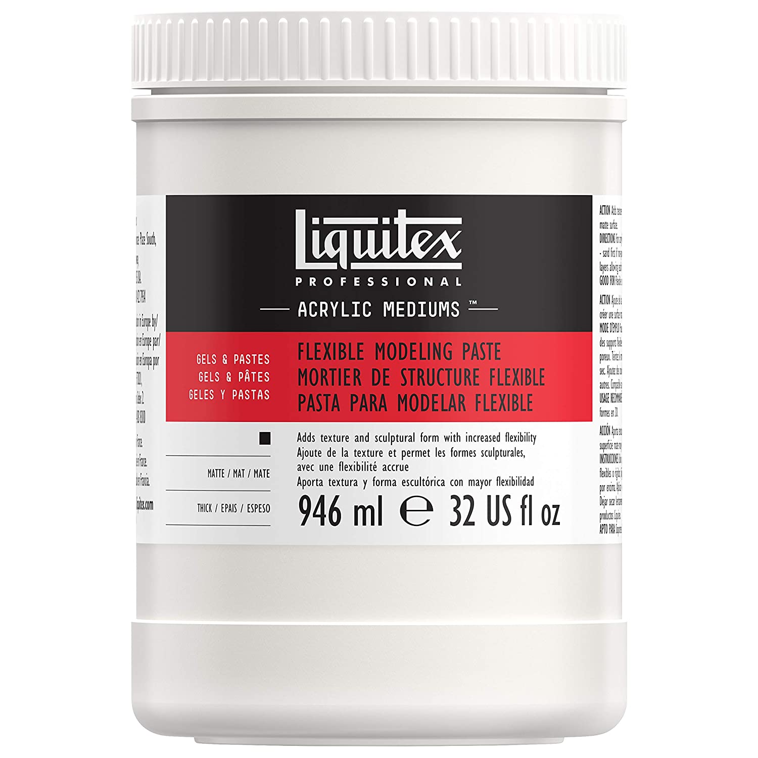 Liquitex Gel Medium Flexible Modeling Paste 946 ml