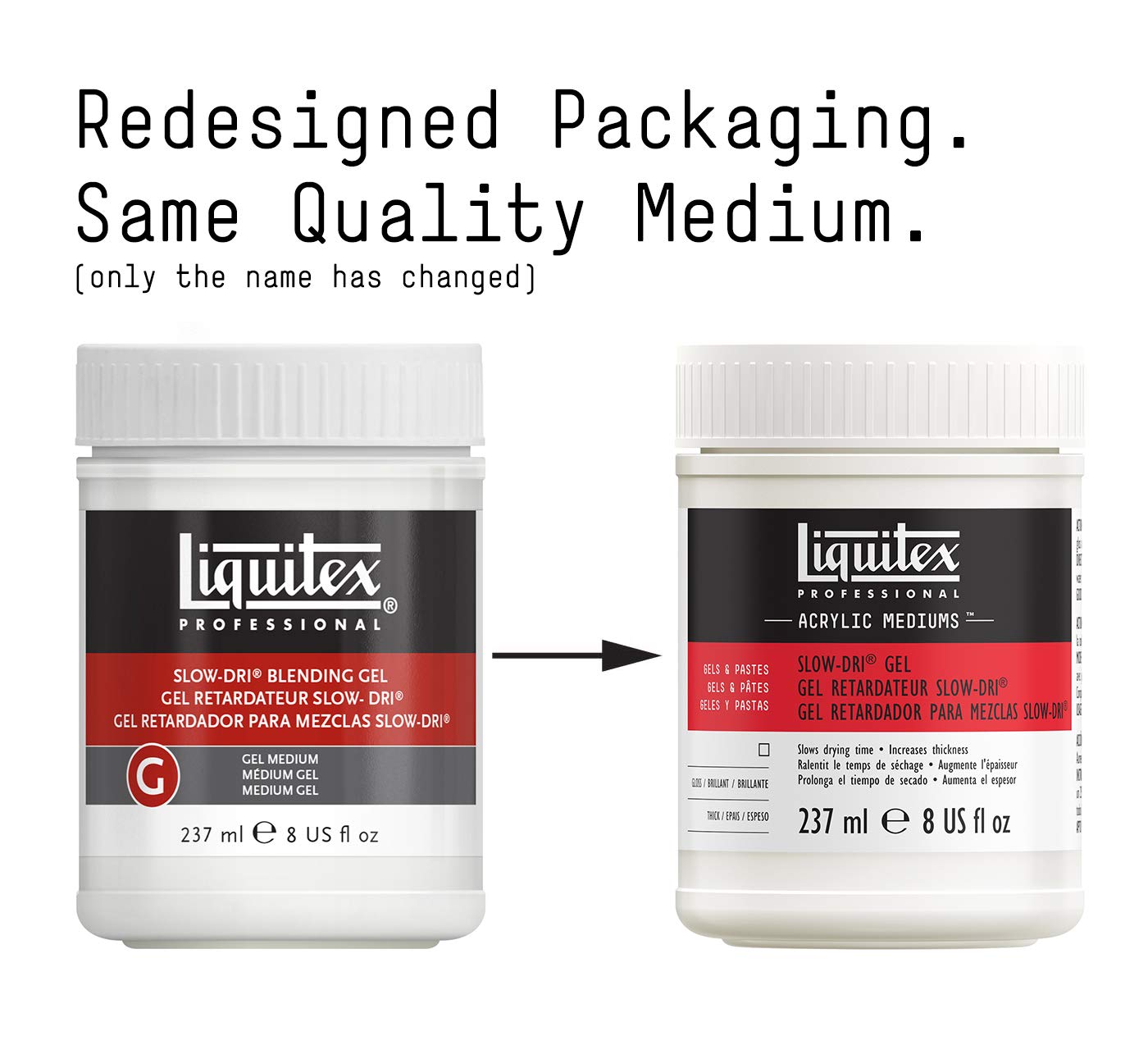 Liquitex Gel Medium Slow Dri Gel 237ML