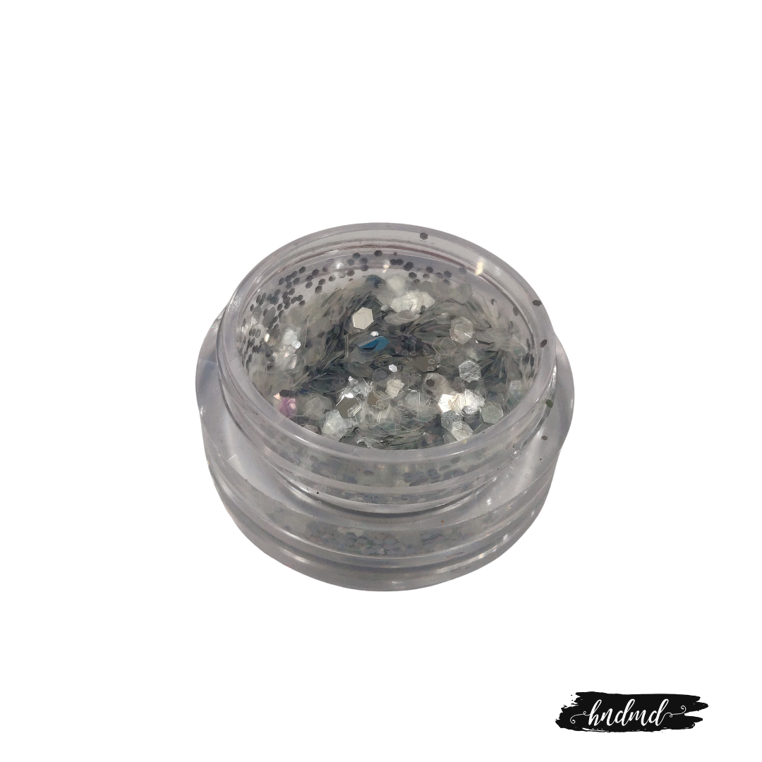 Craft Sequin Mixes - Black and Transparent