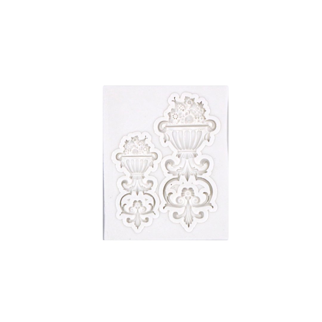 Vintage Flourishes Silicone Clay Mould