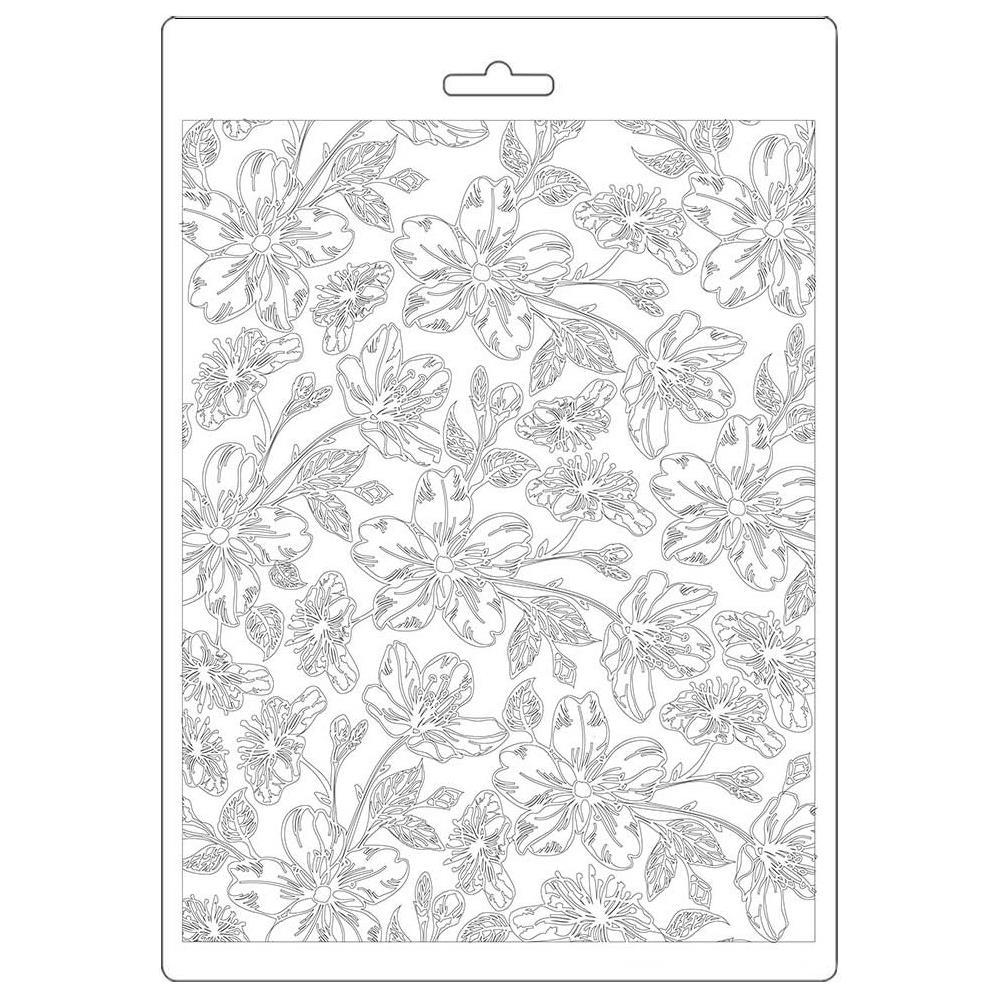 Stamperia Soft Maxi Mould A5 - Van Gogh Blossoms, Atelier Des Arts