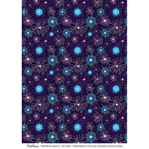 CrafTangles A4 Transfer It Sheets - Fireworks