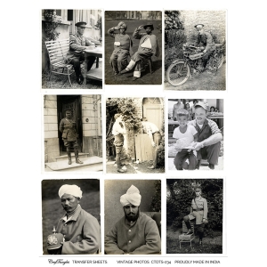 CrafTangles A4 Transfer It Sheets - Vintage Photos