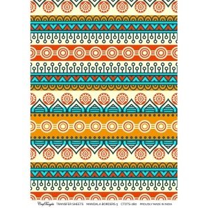 CrafTangles A4 Transfer It Sheets - Mandala Borders 5